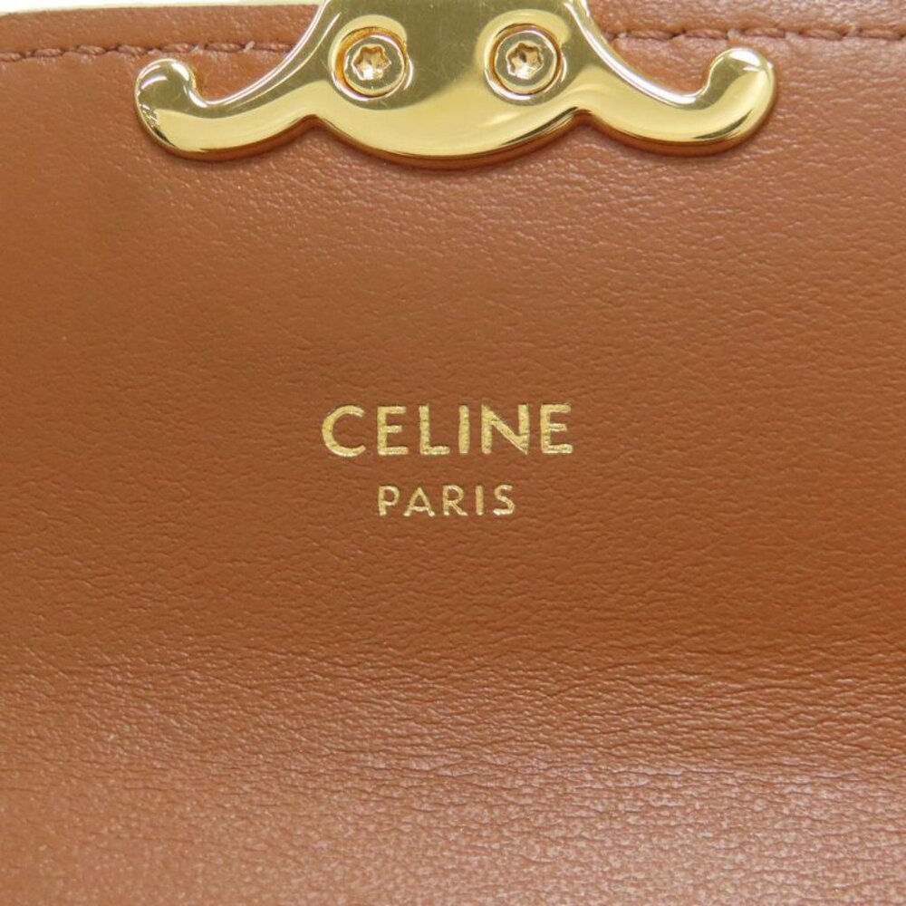 Celine Macadam Pattern Trifold Wallet Bifold Leat… - image 8